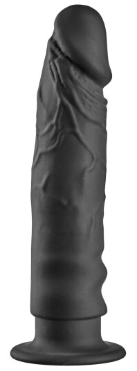 baseks Slimline Begynner Analdildo 13,5 cm     - Svart