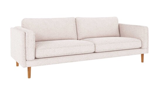 Rowico Home Braden 3 seters sofa Hvit Anna 1 Eikben