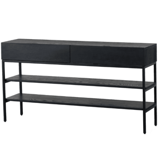 Trend Collection Dawson Konsollbord Svart 145 x 35 x 78 cm
