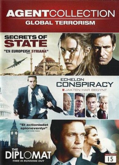 Agent Collection - Global Terrorism: Secrets Of The State / Schelon Conspiracy / The Diplomat 3-DVD