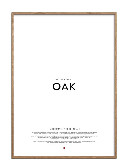 Poster & Frame Oak Wood Frame Brown 50X70CM Poster & Frame Oak Wood Frame Brown 50X70CM