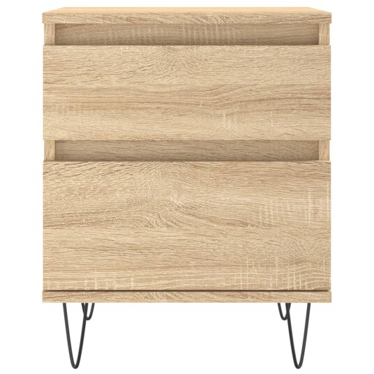 Nattbord 2 stk sonoma eik 40x35x50 cm konstruert tre 8721012110571