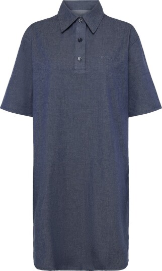 Maison Kitsune Polo Dress   Navy   36