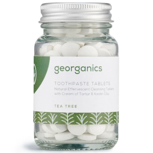 Naturlig tannkremtabletter Georganics Tea Tree 120 stk.