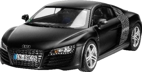 Revell Audi R8 1:24 Modellbil Monteringssett Svart