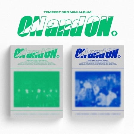 Tempest  On And On  Incl. 96pg Photobook, Lyrics Paper, Postcard, Sticker, TPST Logo Sticker, 2 Photocards +  CD