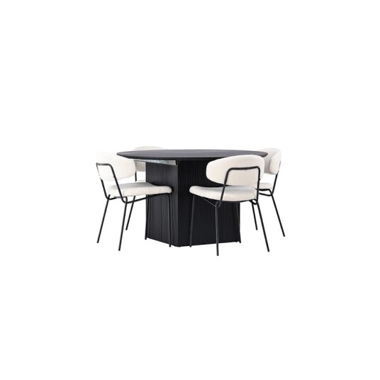 Venture Home Spisegruppe Venture Home Matilda med 4 Chico Stoler GR23549