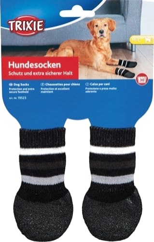 Trixie Sklifrie Hundesokker Small/Medium i Bomull og Gummi