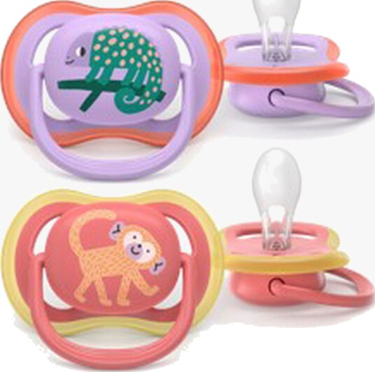 Philips Avent Ultra Air Smokk 18+ mnd Rød/Lilla 2 stk