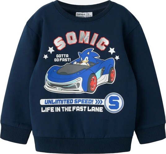 Name It Nmmoman Sonic Nreg Sweat Bru Sky NAVY BLAZER 104