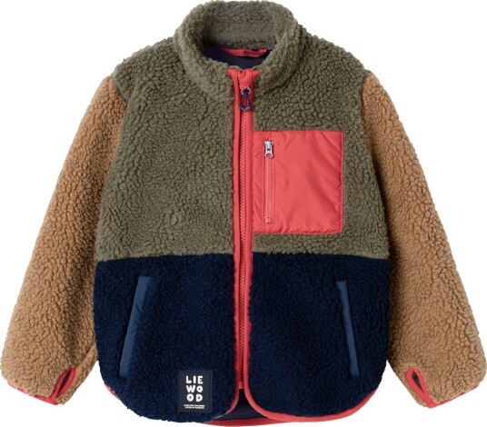 Liewood Fleecejakke Teddy Nolan Arrows Army Brown/Multi Mi Liewood 1 år (80) Fleecejakke Armygrønn Brun Grønn Marineblå Oransje Rød