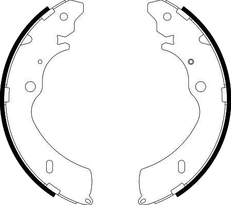 HELLA 8DB 355 038-151 Bremsesko sett HELLA 8DB 355 038-151 Bremsesko sett