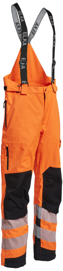 Elka Synlighetsbukser Kombi Stretch 182401R Oransje/Svart Str. 3XL