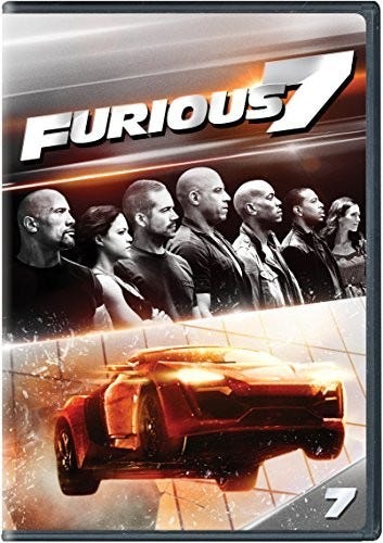 Furious 7 DVD Furious 7 DVD
