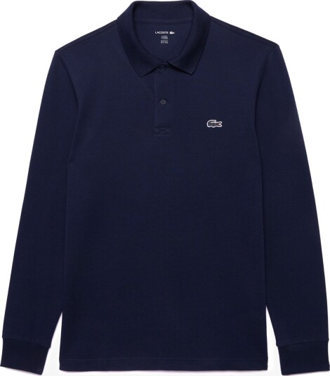 Lacoste Long Sleeve Blå Golf pologenser herre Navy (166) Large