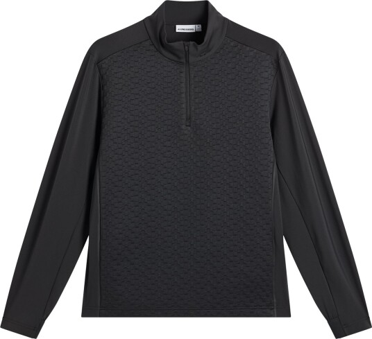 J. Lindeberg Lassy Quarter Zip Mid Layer Black L