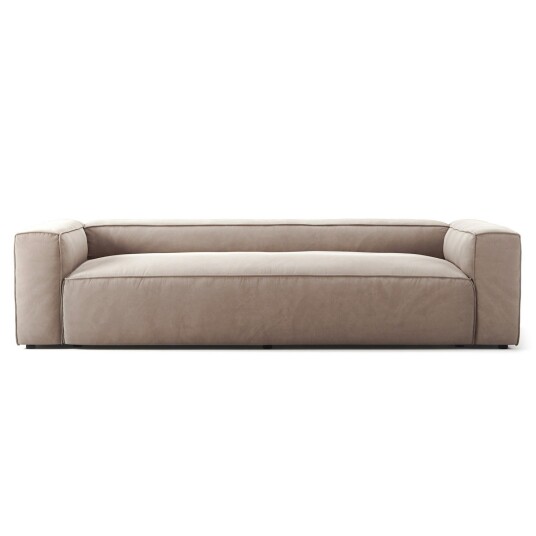 Decotique Grand 3 Seter Sofa Fløyel Dusk Beige