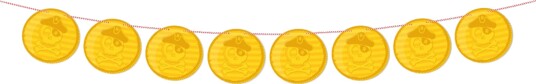 Globos Europe Girlander Pirat Hip Hip Ahoy 6543