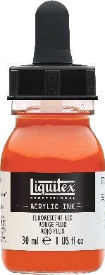 Amsterdam akrylblekk fluorescerende rød 30 ml Amsterdam akrylblekk fluorescerende rød 30 ml