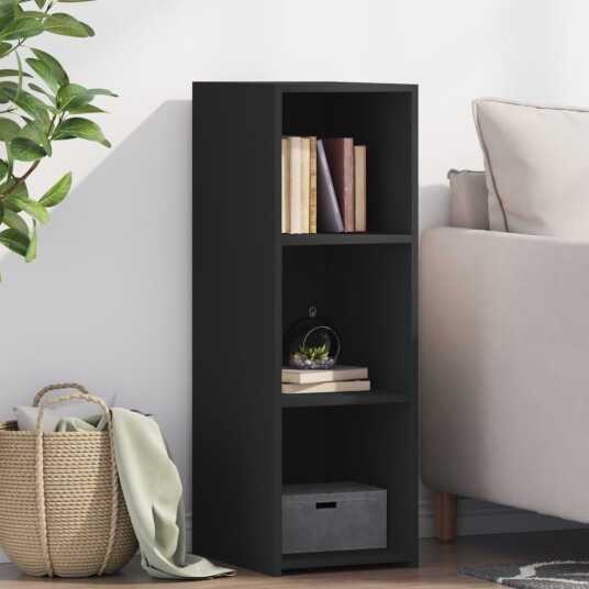 Skjenk svart 30x41x93 cm konstruert tre 8721102652448