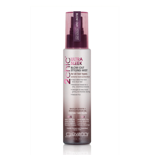 Giovanni  keratin & argan flat iron styling mist 118 ml