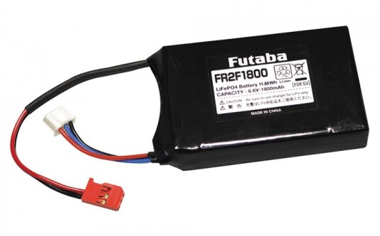 Futaba EBA0144 Receiver Battery Li-Fe 6,6V 1800mAh FR2F1800