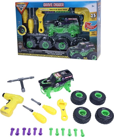 Monster Jam Mechanix 1:18 Grave Digger Byggeleke