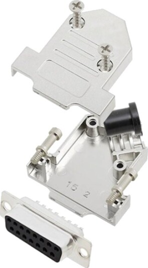Tru Components Tcd45nt15mdbsk 7709260 D Sub Sokkelist Sats 45° Poltall 15 Loddekop 1 Stk