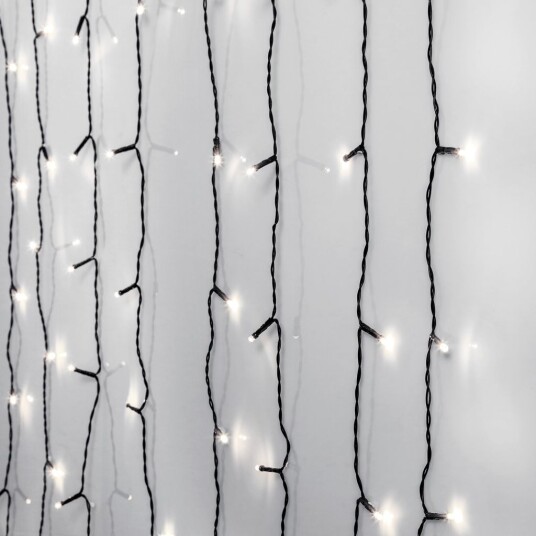 Lysgardin Crispy Ice White   1,3 x 2,0 m 120 LED