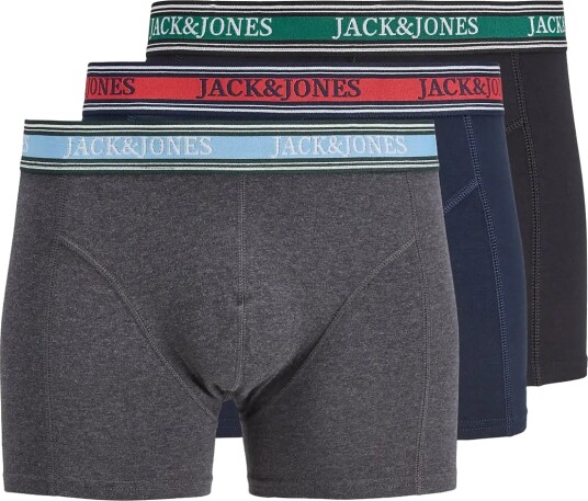 Jack & Jones Jacfaze Solid Trunks 3 Pack Bts Navy XXL