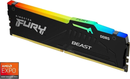Kingston FURY Beast 8GB DDR5 5600MHz RAM med RGB og AMD EXPO