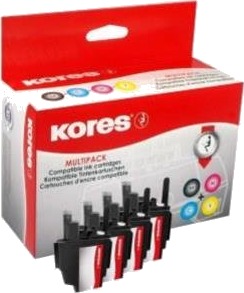 Kores G1524kit, Svart, Cyan, Fiolblå, Gult, Multipakke