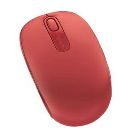 Microsoft Wireless Mobile Mouse 1850 - Red - Mus - Optisk - 3 knapper - Rød