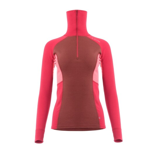 Aclima Warmwool Polo W's Jester Red/spiced Apple/spiced Coral XL Aclima Warmwool Polo W's Jester Red/spiced Apple/spiced Coral XL