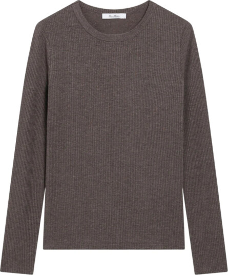 Max Mara Dame Strikkevarer Brun L,
