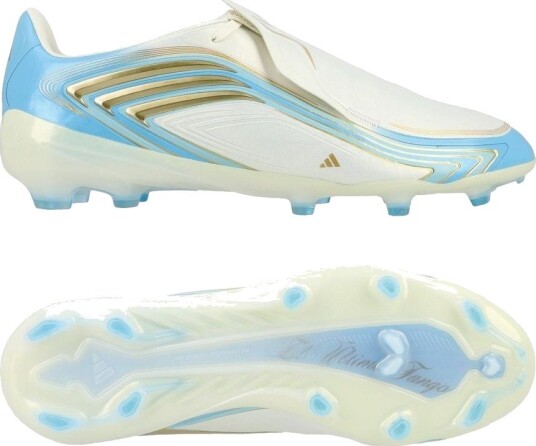 adidas F50 Messi Elite FG El Ultimo Tango   Off white/Blå/Icey Blue Barn   Gress (FG) størrelse 33