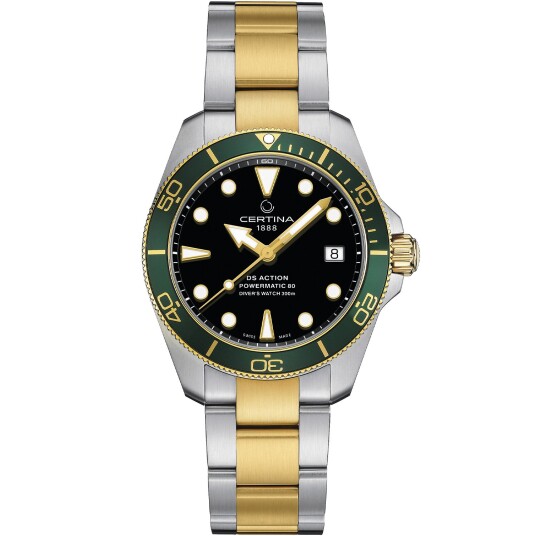 Certina DS Action Diver Powermatic 80 C0328072205101 - Herre - 38 mm - Analog - Automatisk - Safirglass