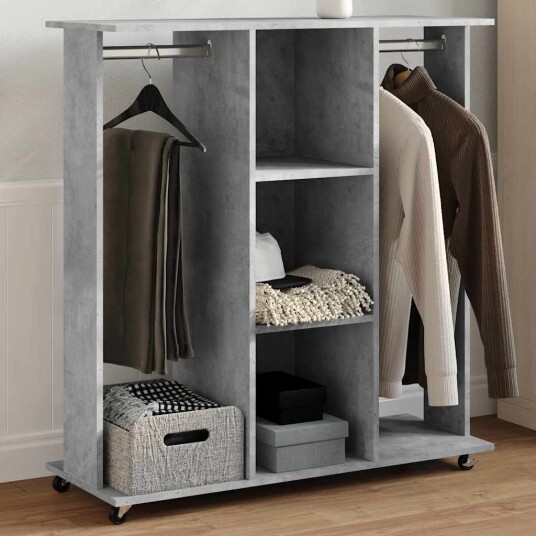 Hodegavl med hjul 102x38x110 cm konstruert tre 848034