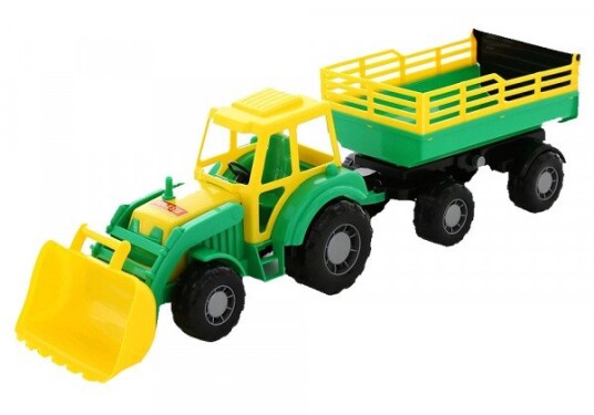 Polesie "Altaj" A Tractor With A Trailer No. 2 And A Bucket 35,363