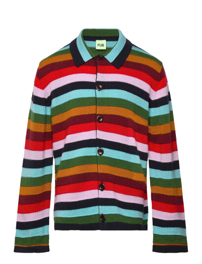 FUB Striped Jacket - Multi/patterned - 140 FUB Striped Jacket - Multi/patterned - 140