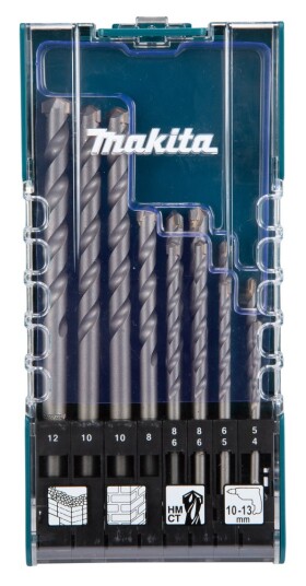 Makita D 77126 Murborsett 4 12mm