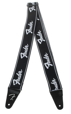 Fender Running Logo Strap BW