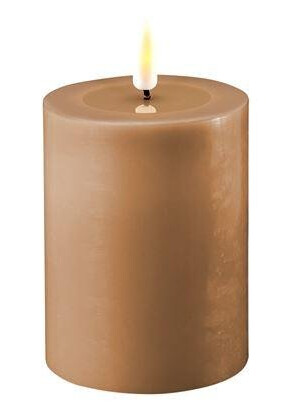 Deluxehomeart - LED kubbelys 7,5×10 cm caramel Deluxehomeart - LED kubbelys 7,5×10 cm caramel