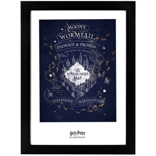 Harry Potter Innrammet Bilde 35 x 47 cm The Marauders Harry Potter Innrammet Bilde 35 x 47 cm The Marauders