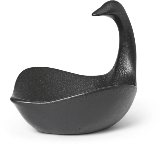 Ferm Living Swan Centrepiece Black Ferm Living Swan Centrepiece Black