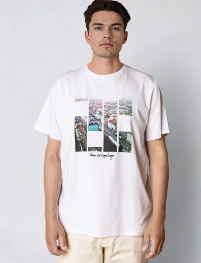 Clean Cut Copenhagen Copenhagen Organic View T Shirt White XXXL