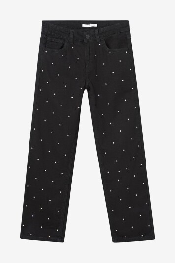 Name it kids - Jeans nkfRose Straight Jeans - Svart