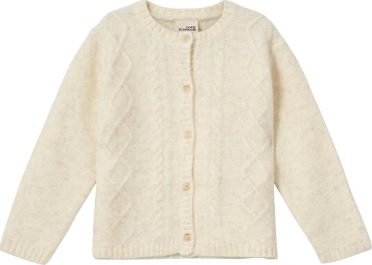 Sofie Schnoor Cardigan Strikk HennyKB Off White Sofie Schnoor 8 år (128) Cardigan Hvit