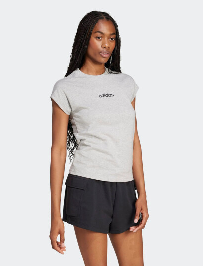 adidas Sportswear W Lin Sj T - Grey - M