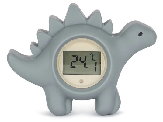 Konges Sløjd Badetermometer Digital - Dinosaur - Blå